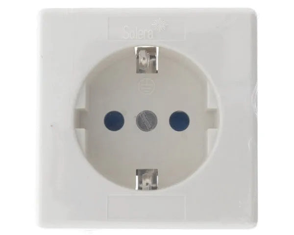 Base de surface Schuko blanche 16A 250V | AS07101
