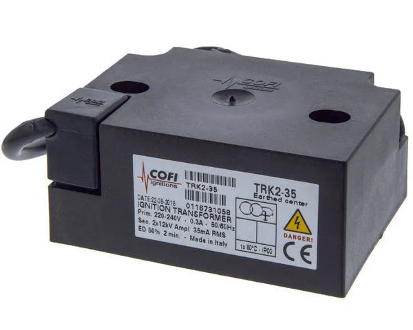 Transformador quemador gasóleo Cofi TRK235 2x12 kV 35 mA Domusa