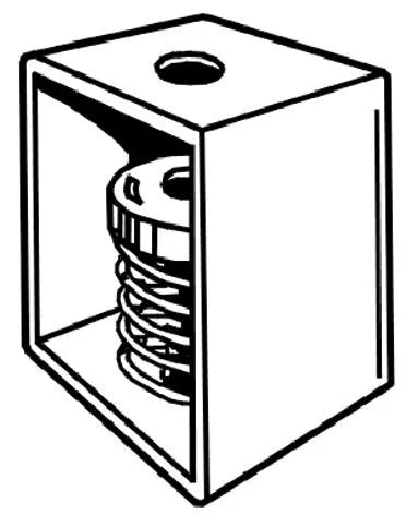 Antivibrateur tm55 unité pour charges de 20/50 kg