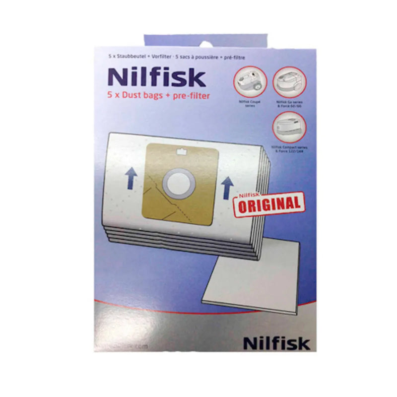 Bolsa Nilfisk aspiradora Compact , One, Coupe, Go (5 un) 78602600