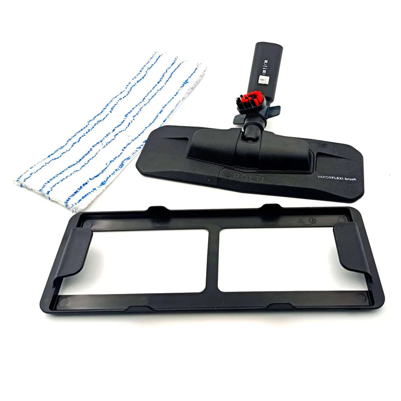 Cepillo Vaporflexi Polti PAEU0343 con paño e inserto alfombras para Vaporetto Pro Classic y Forever