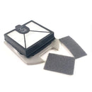 Kit filtros M18804597 Fagor VCE-306 detalle del filtro HEPA y filtros de carbón