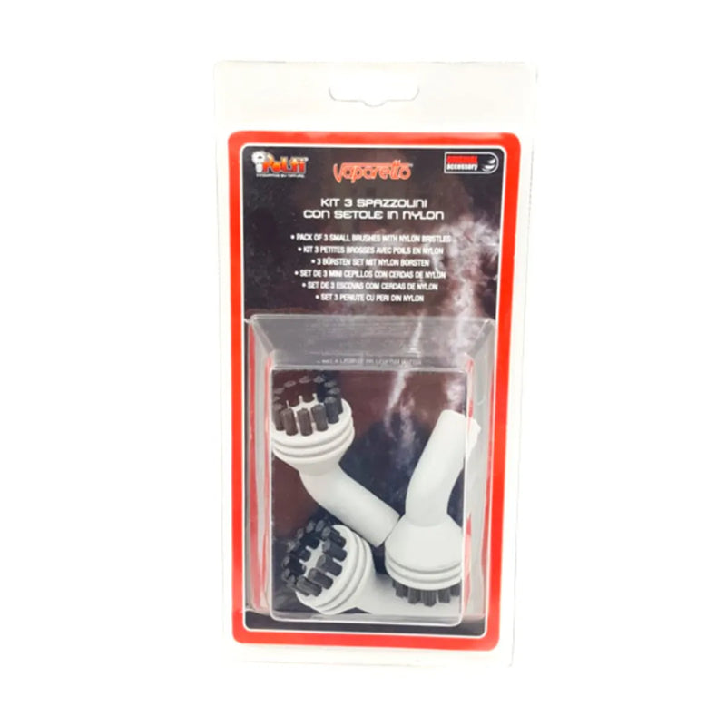 Set 3 cepillos circulares Polti PAEU0211 nylon para vaporeta Vaporetto 950