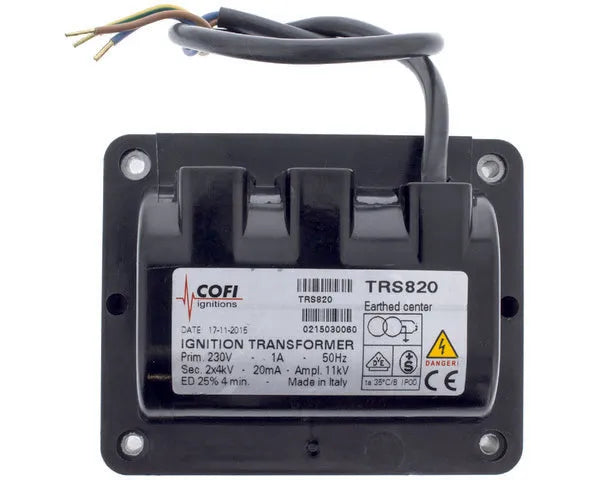 Transformador quemador gasoil Cofi TRS820 2x4 kV 20 mA