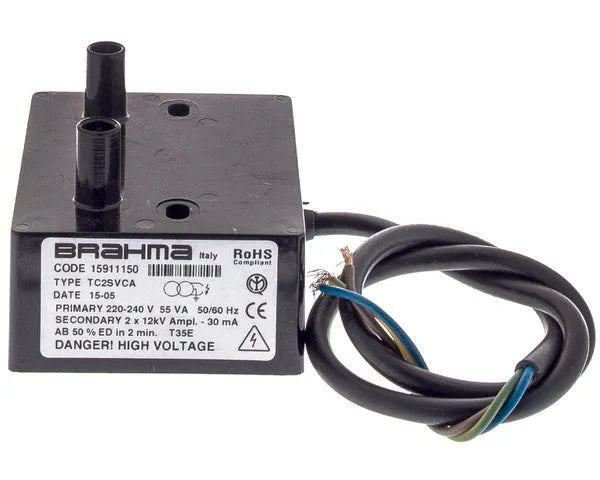 Transformador quemador gasóleo Brahma TC2SVCA 2x12 kV 15911150
