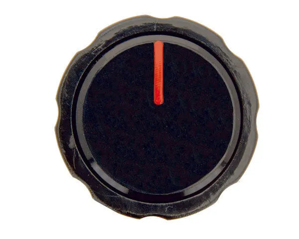 Manette de cuisinière standard noire avec axe de 8 mm | 200.71