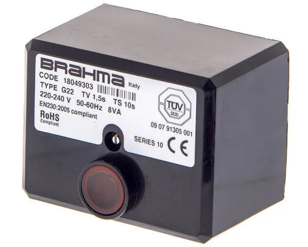 Centralita quemador gasóleo Brahma G22 S10 TW1,5 TS10 18049303