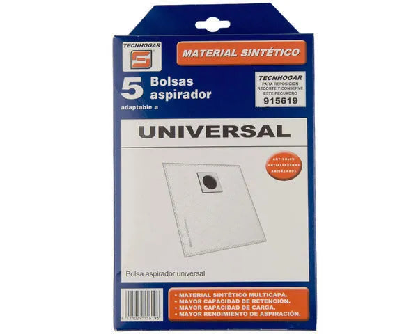 SACO D'ASPIRATEUR SYNTHÉTIQUE UNIVERSEL 5 U.