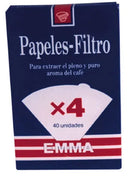 FILTRE POUR CAFETIÈRE ÉLECTRIQUE N°2 TASSES 40 U