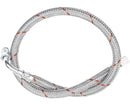 Latiguillo gasoil para quemador H3/8" x M1/4" 90º 750 mm