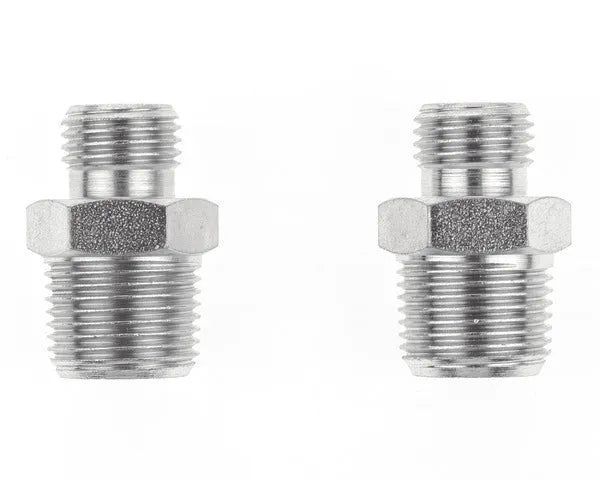 Racor gasoil M1/4" cónico x M3/8" NPT para latiguillo y bomba (2 uds)