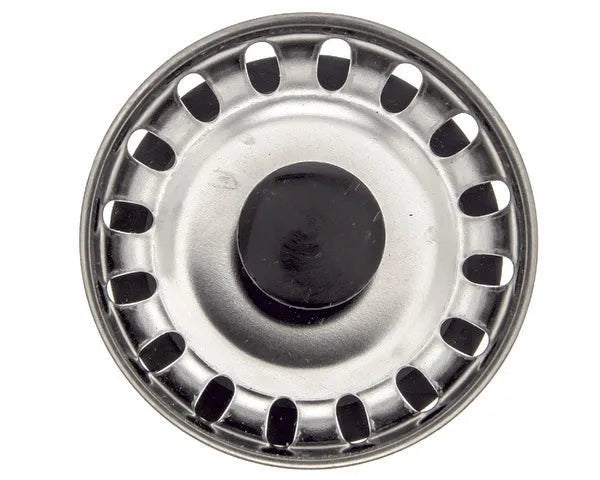Teka bouchon d'évier Teka ø 45 mm. inox caoutchouc