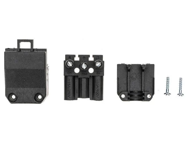 Conector hembra 3 polos para quemador de gasoil 803051
