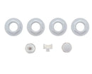 Kit universel bouchons radiateur 1' ' blanc