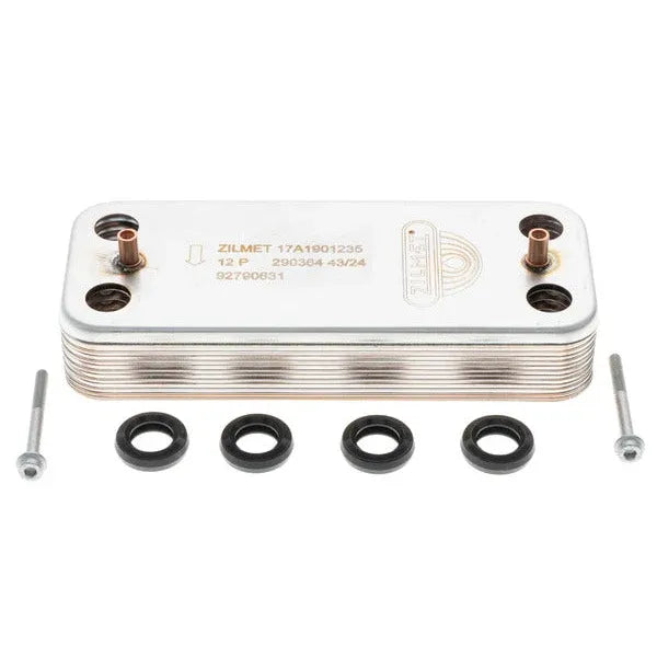 Intercambiador de placas para caldera Thermor Logic Micro 24kw 161121