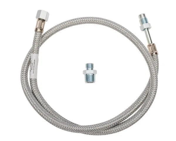 Latiguillo gasoil Ferroli M1/4" x H1/4" recto 900 mm con adaptador