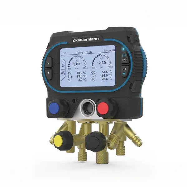 analizador digital 4 vías para sistemas de refrigeración Sauermann Si-RM450