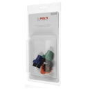 Kit 3 cepillos colores Polti PAEU0296 nylon para Vaporetto Pro FAV y Unico MCV