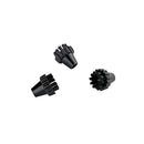 Set 3 cepillos pequeños redondos Polti PAEU0250 para vaporeta Vaporetto y Lecoaspira