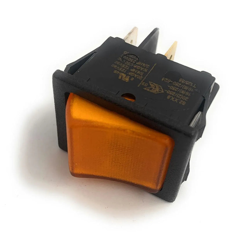 Interruptor bipolar naranja Polti M0002279 para Vaporella Super Pro y Vaporetto