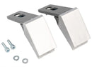 Kit 2 charnières poignée de porte réfrigérateur Liebherr Inox