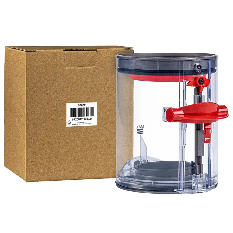 Depósito de polvo aspirador escoba Dyson V10 Fluffy y Motorhead pequeño 145 mm S0602
