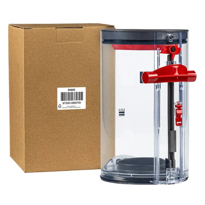 Depósito de polvo aspirador escoba Dyson V10 Absolute, Animal, Extra, Origin y Parquet grande 195 mm S0603
