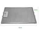 Filtro de campana extractora Fagor YY87X6378 23.8x33.3