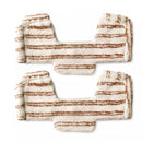 Kit 2 paños parquet bumper Polti PAEU0287 microfibra con parachoques para cepillo vapor Unico